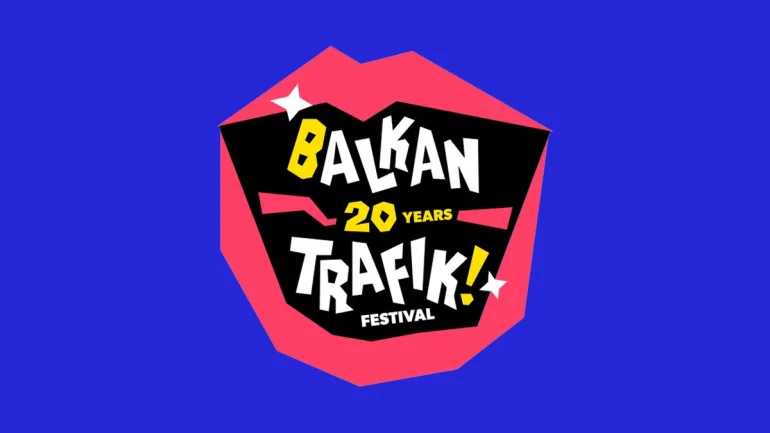 Identitatea vizuală oficială a festivalului Balkan Trafik, ediția aniversară de 20 de ani